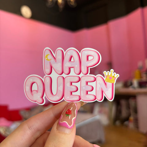Nap queen sticker