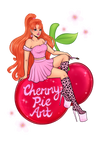 Cherry pie art 