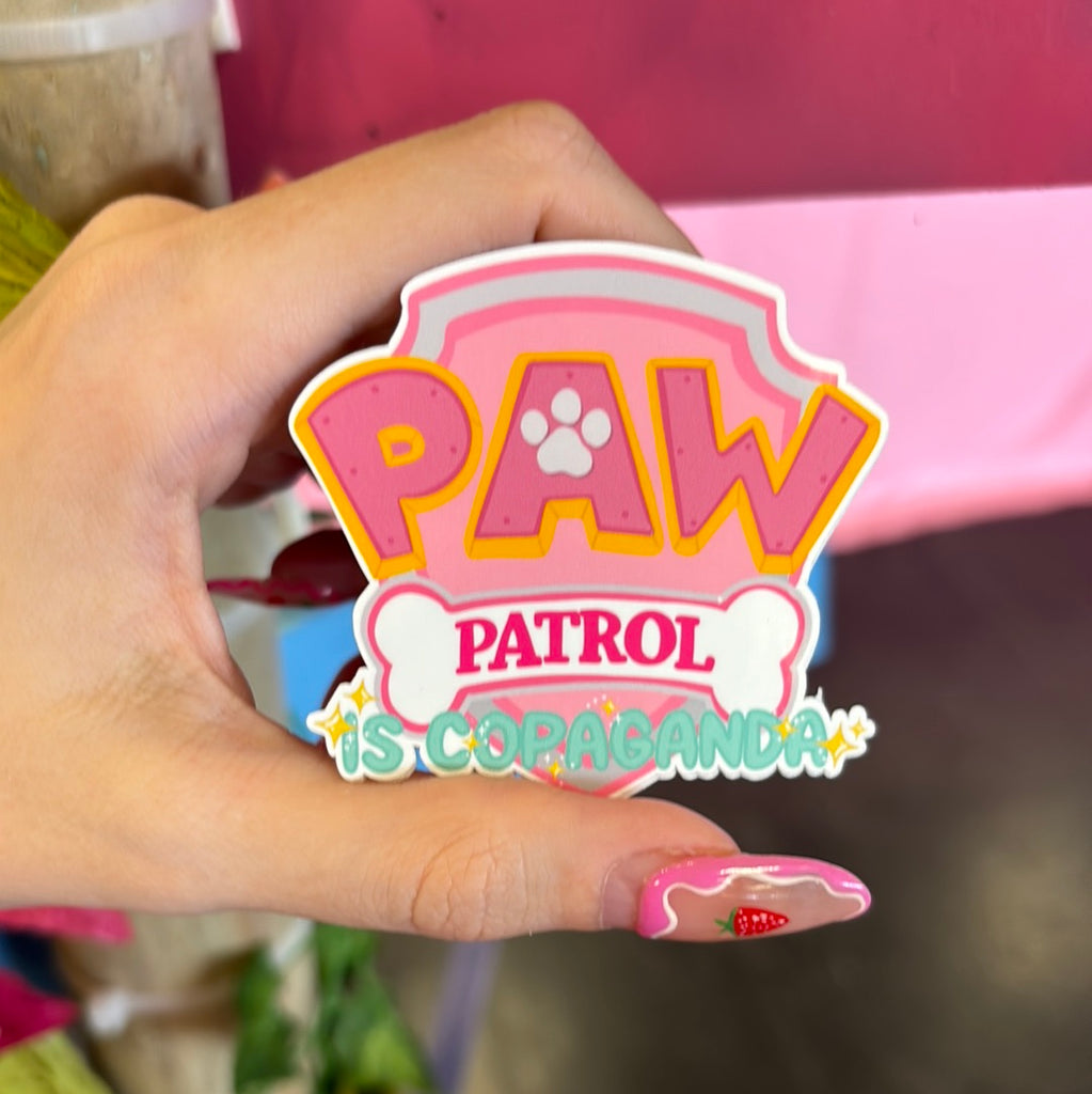 Paw patrol is coppaganda sticker