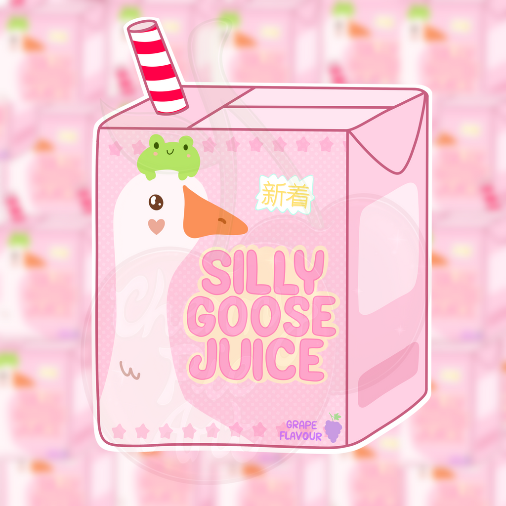 silly goose juice sticker